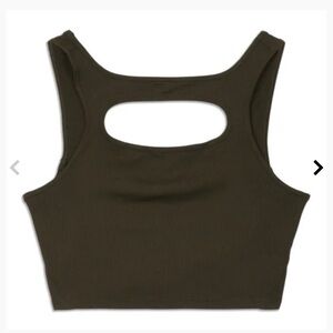 Lululemon Women's LA Front Cut-Out Crop Tank